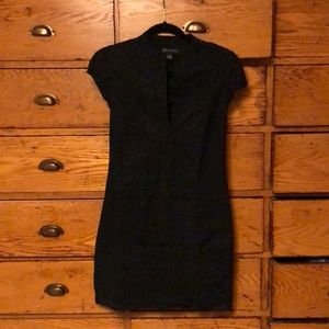 INC Black Eyelet Dress, size 6